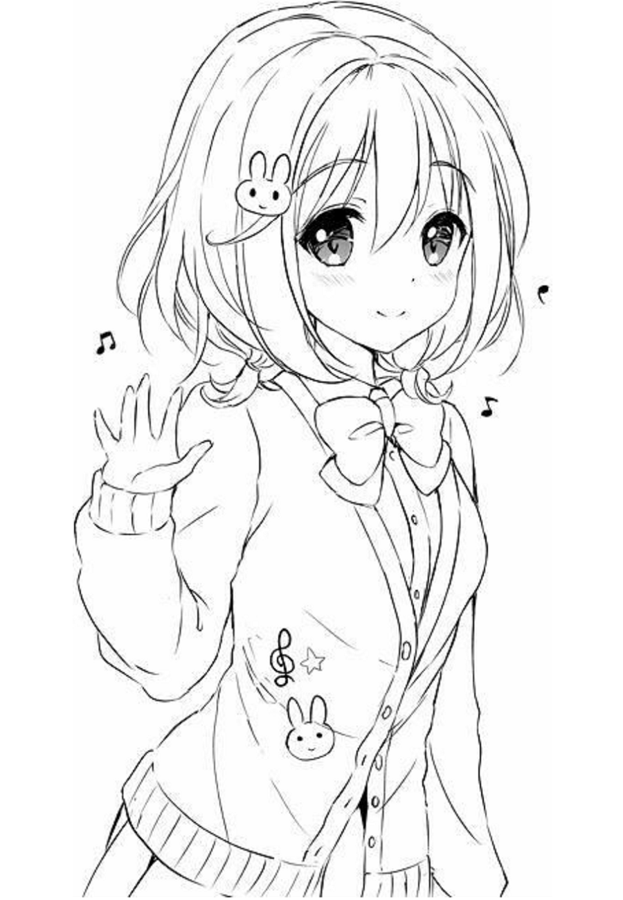Free Anime Coloring Pages