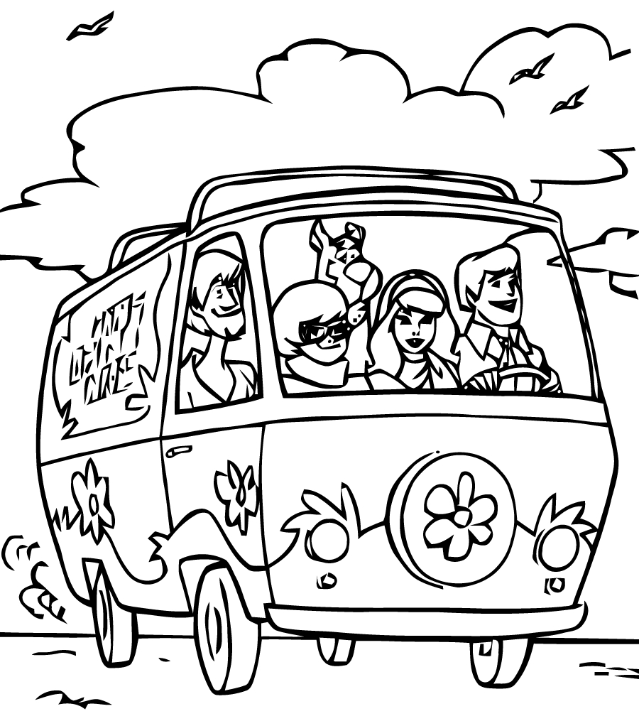 Scooby Doo Printables Coloring Pages