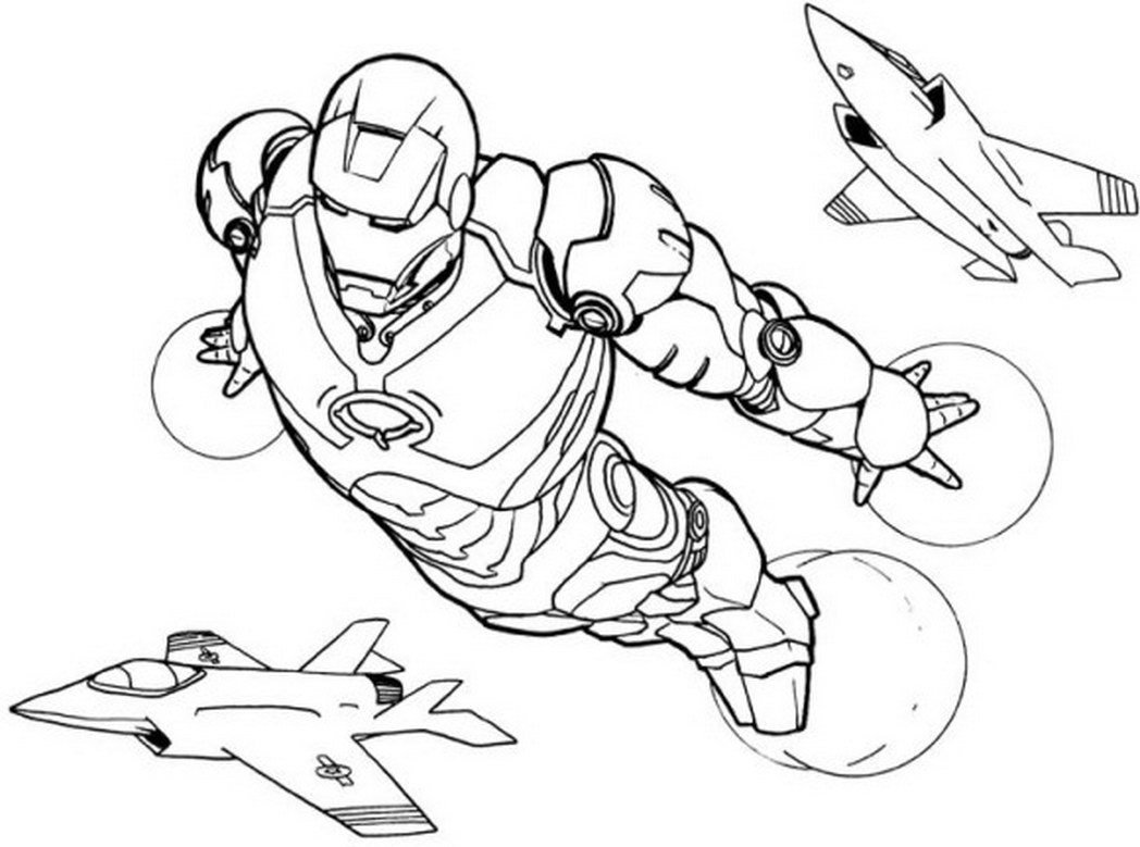 Ironman Coloring Pages Printable