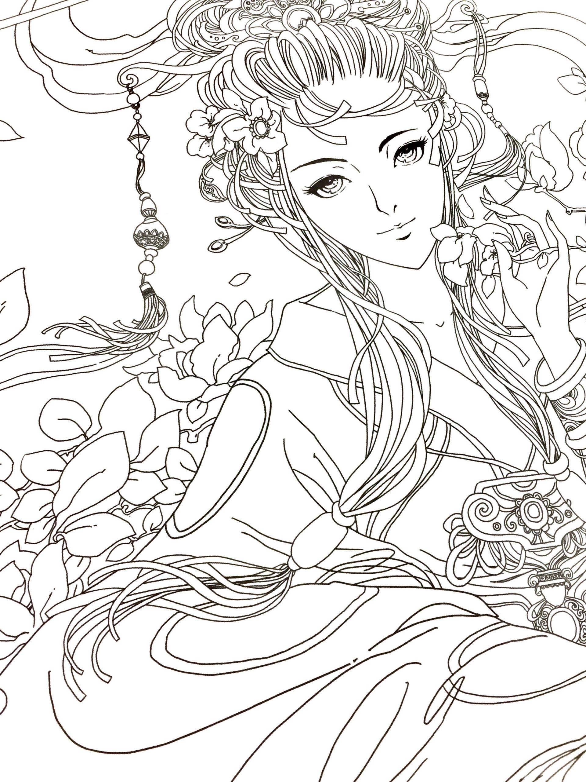 Coloring Pages Incredible Anime Coloring Book Online Printable Free