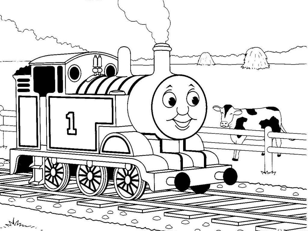 Coloring Pages Thomas The Train Coloring Pages Freight Printable Toby Free