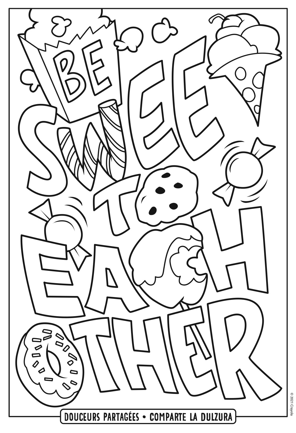 Kindness Coloring Pages Free Printable