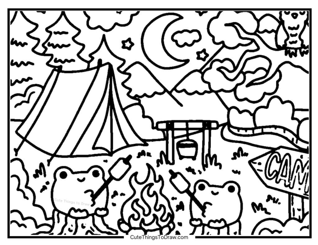 Cute Bobbie Goods And Friends Coloring Pages Free PDF Printables Cute Things To Draw