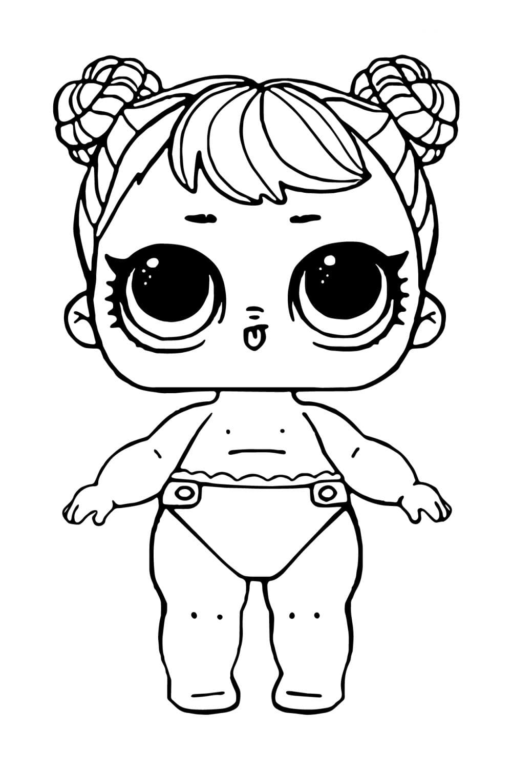 Dawn LOL Baby Coloring Page Download Print Or Color Online For Free