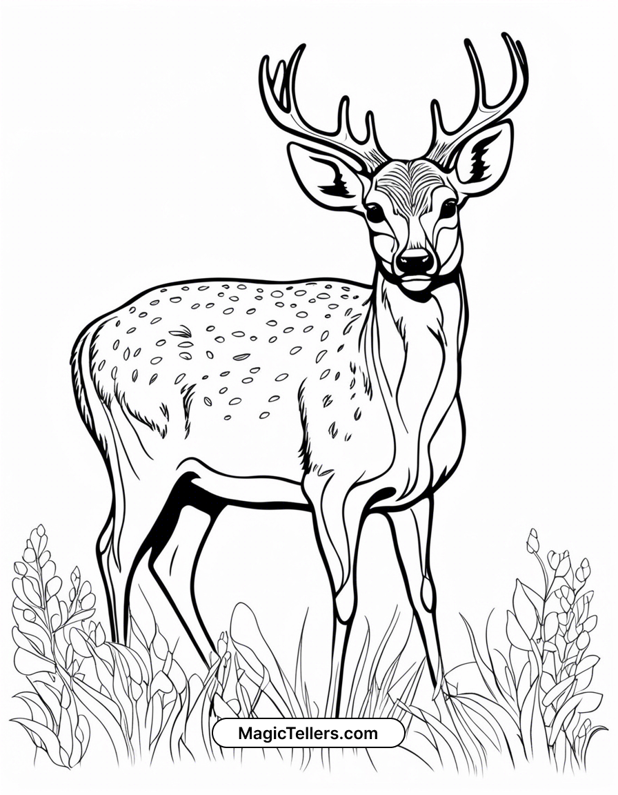 Deer Coloring Pages Printable