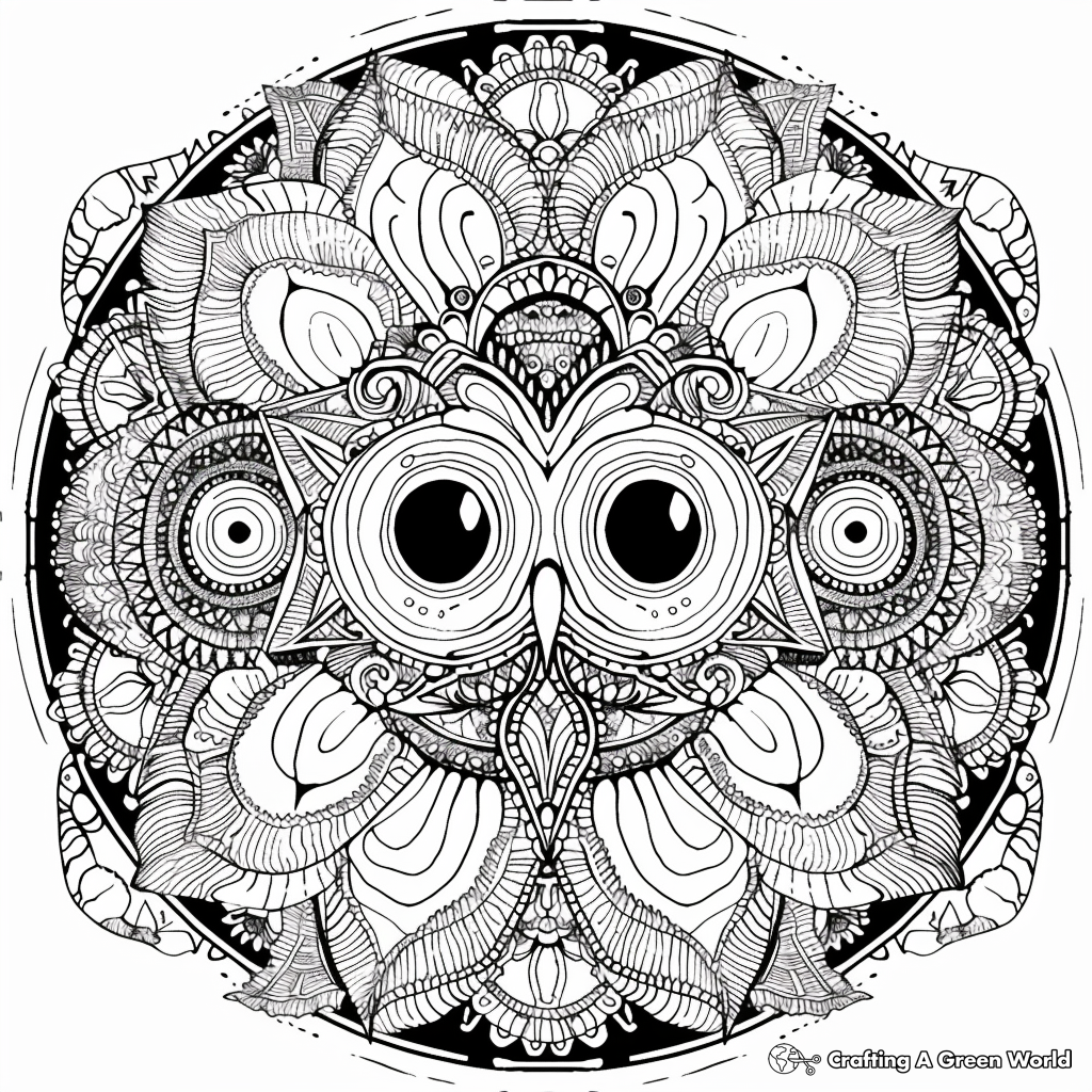 Printable Hard Mandala Coloring Pages
