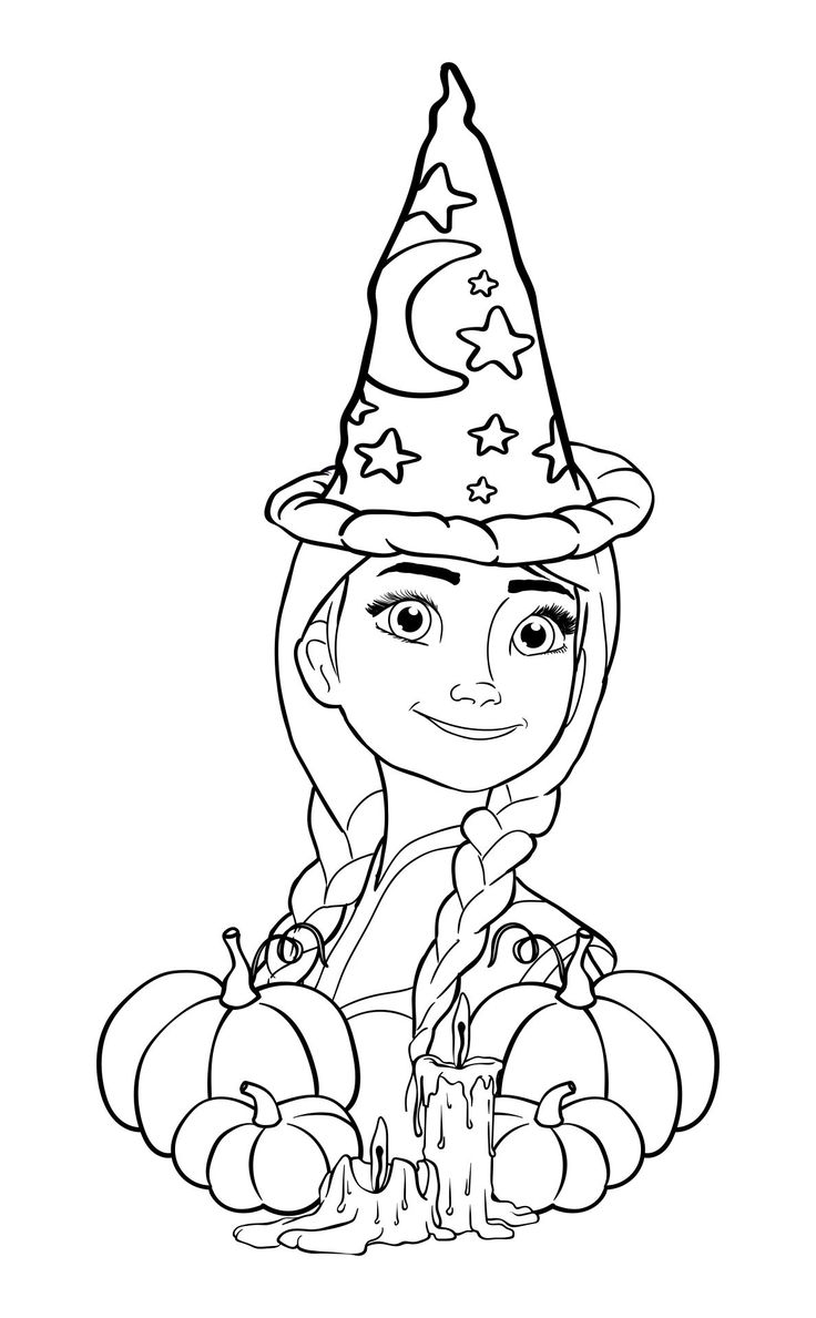 Printable Disney Halloween Coloring Pages