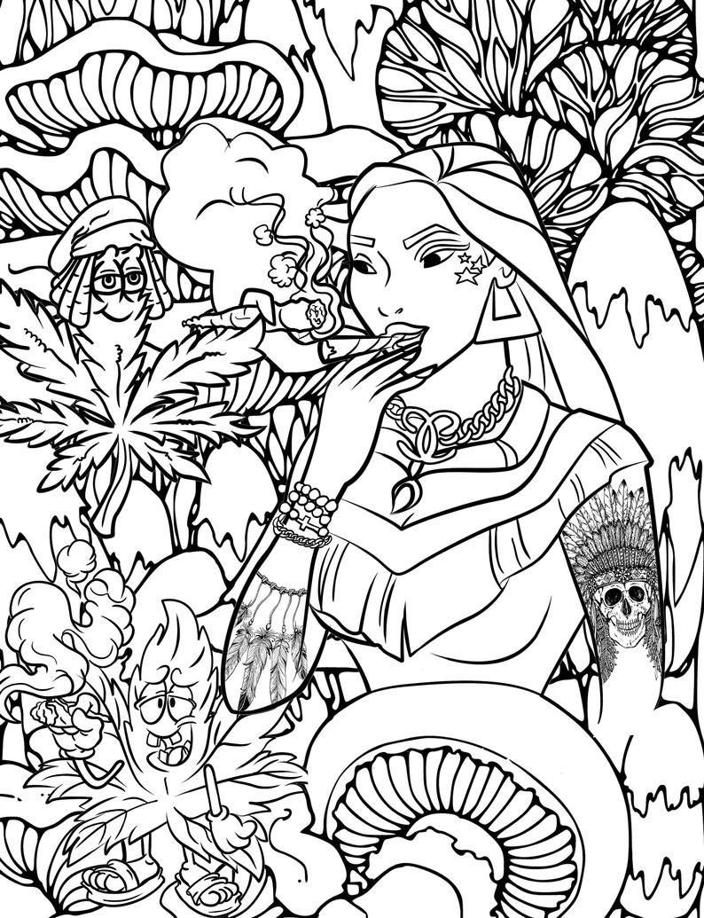 Disney Stoner Coloring Pages