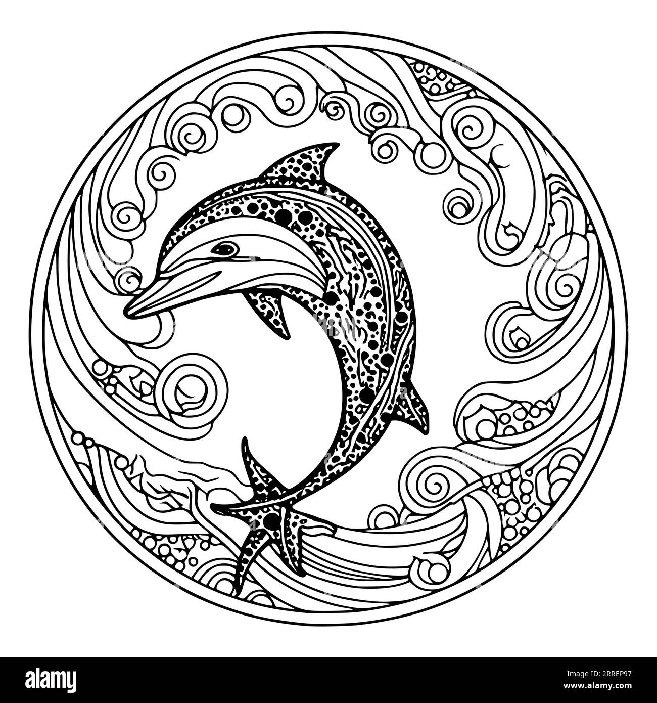Dolphin Coloring Pages Printable