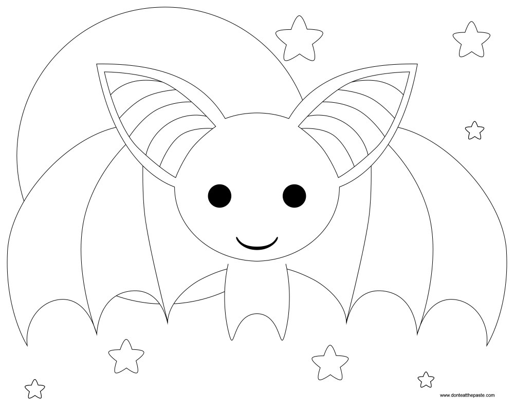 Bats Coloring Pages Printable