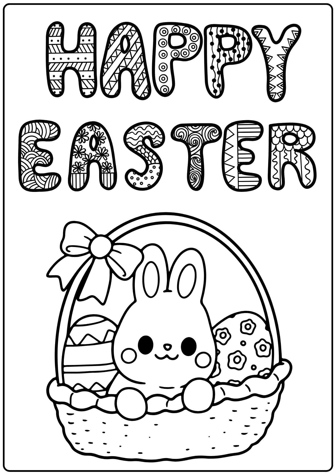 Easter Free Coloring Pages