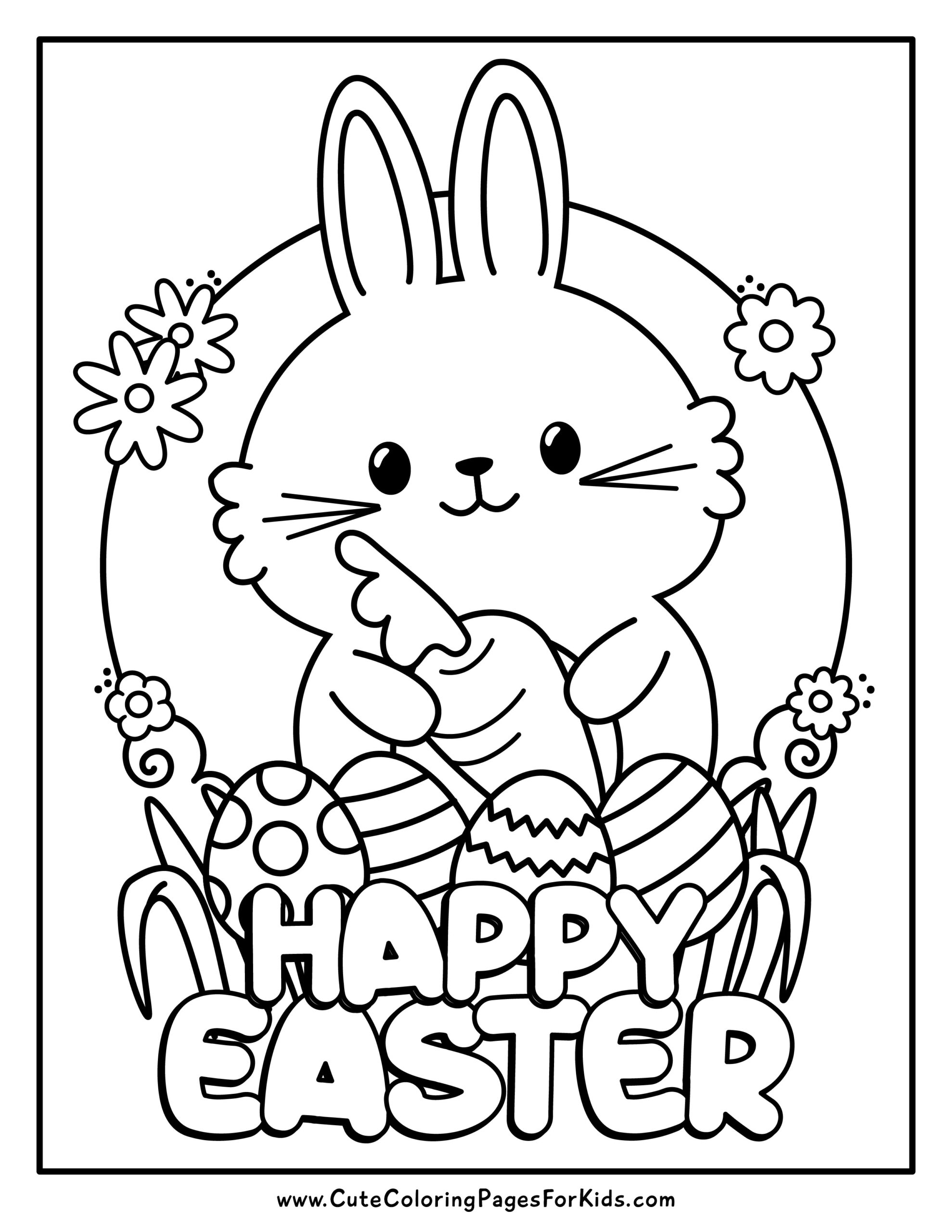 Easter Coloring Pages Free Printable PDFs Cute Coloring Pages For Kids
