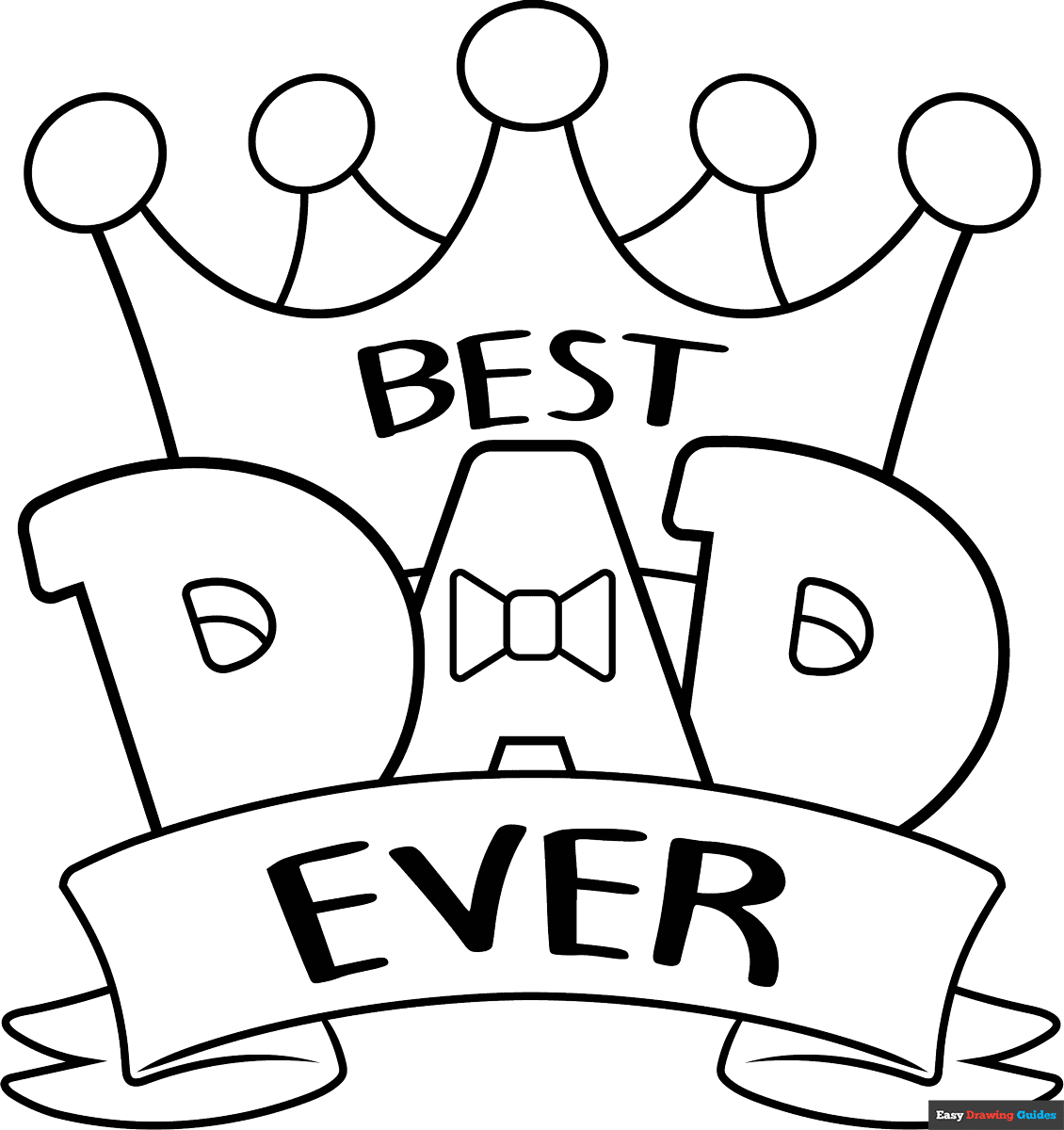 Father's Day Printable Coloring Pages