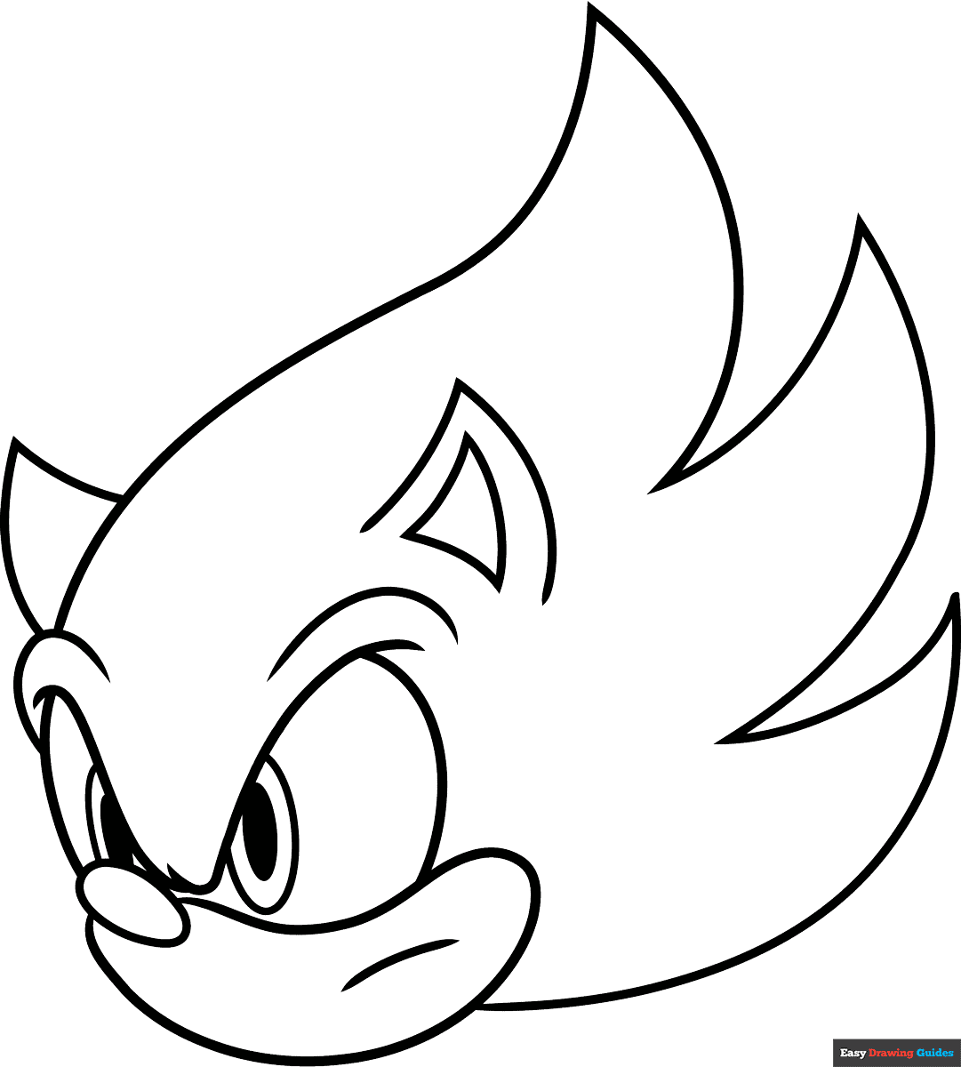 Free Coloring Pages Of Sonic