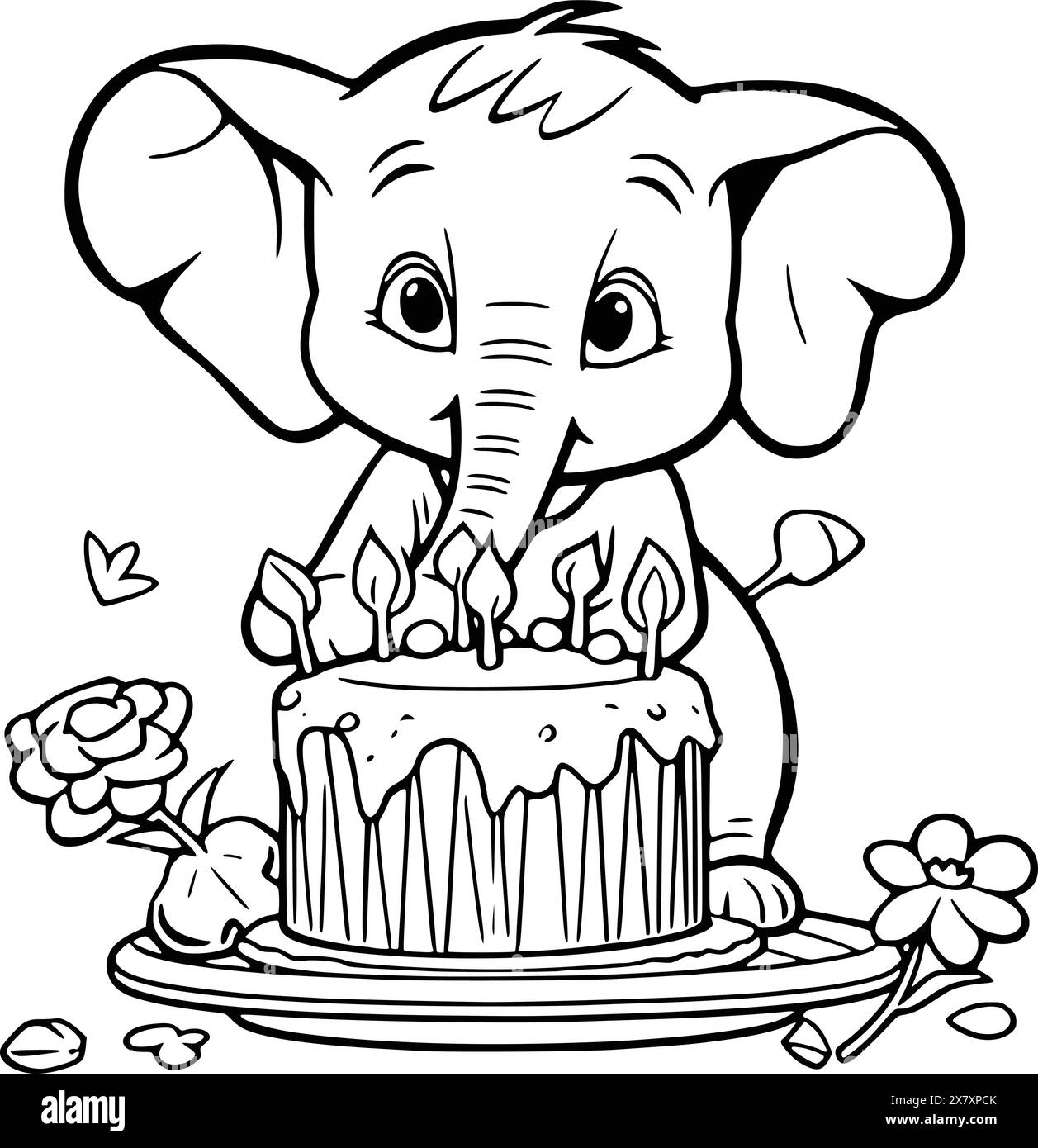 Coloring Pages Elephant Printable