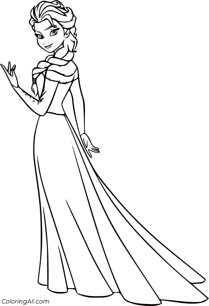 Frozen Free Coloring Pages