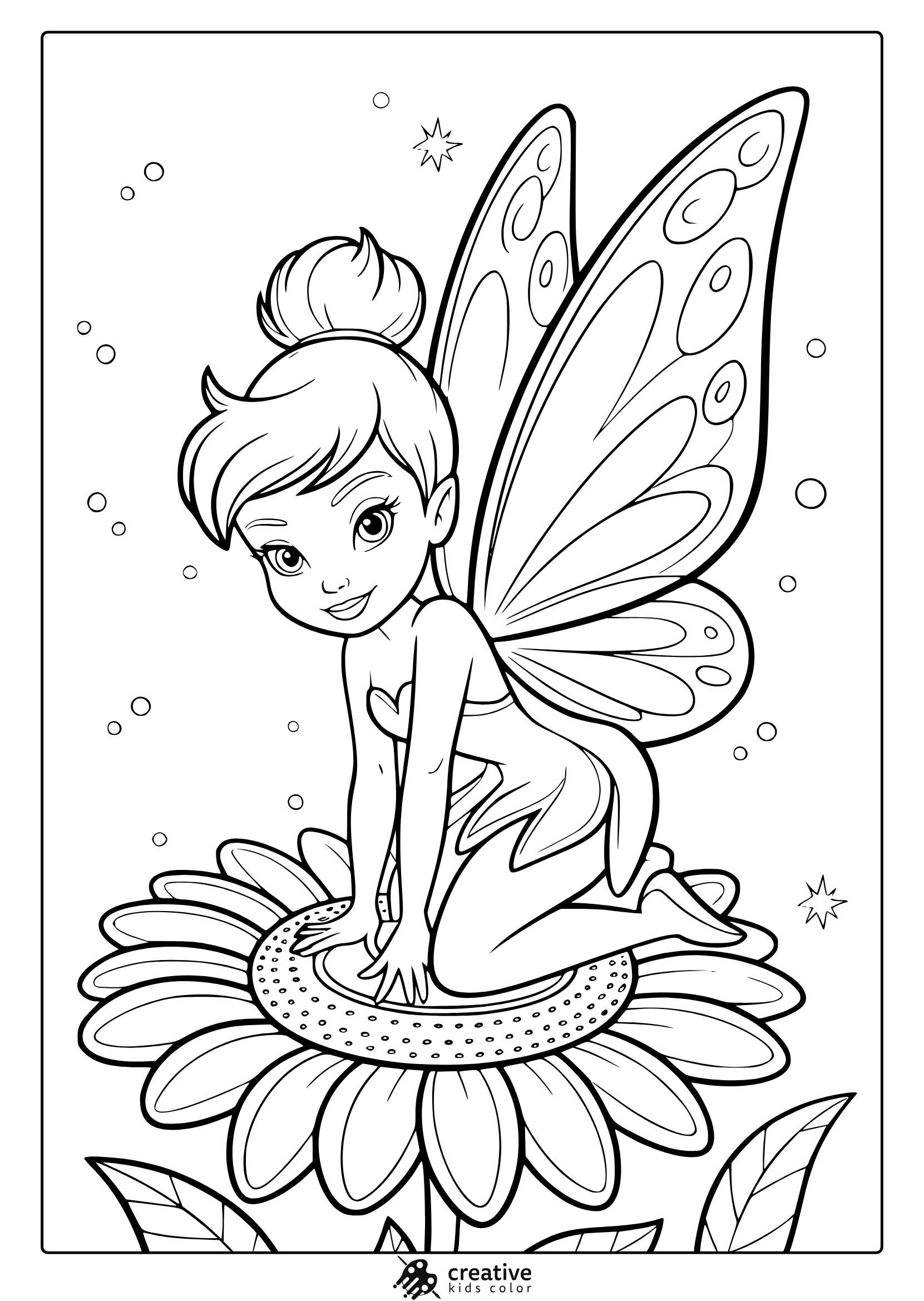 Tinkerbell Printable Coloring Pages