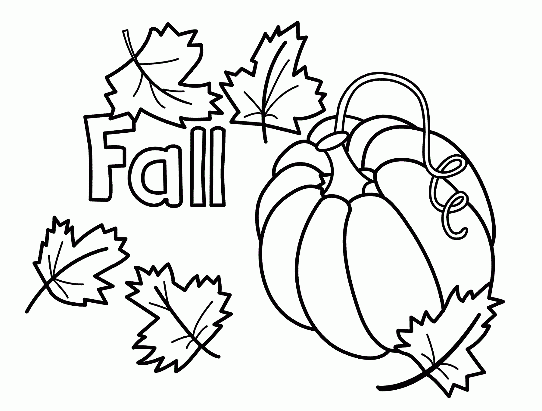 Fall Pictures To Color Free Printable Printable Party Favors