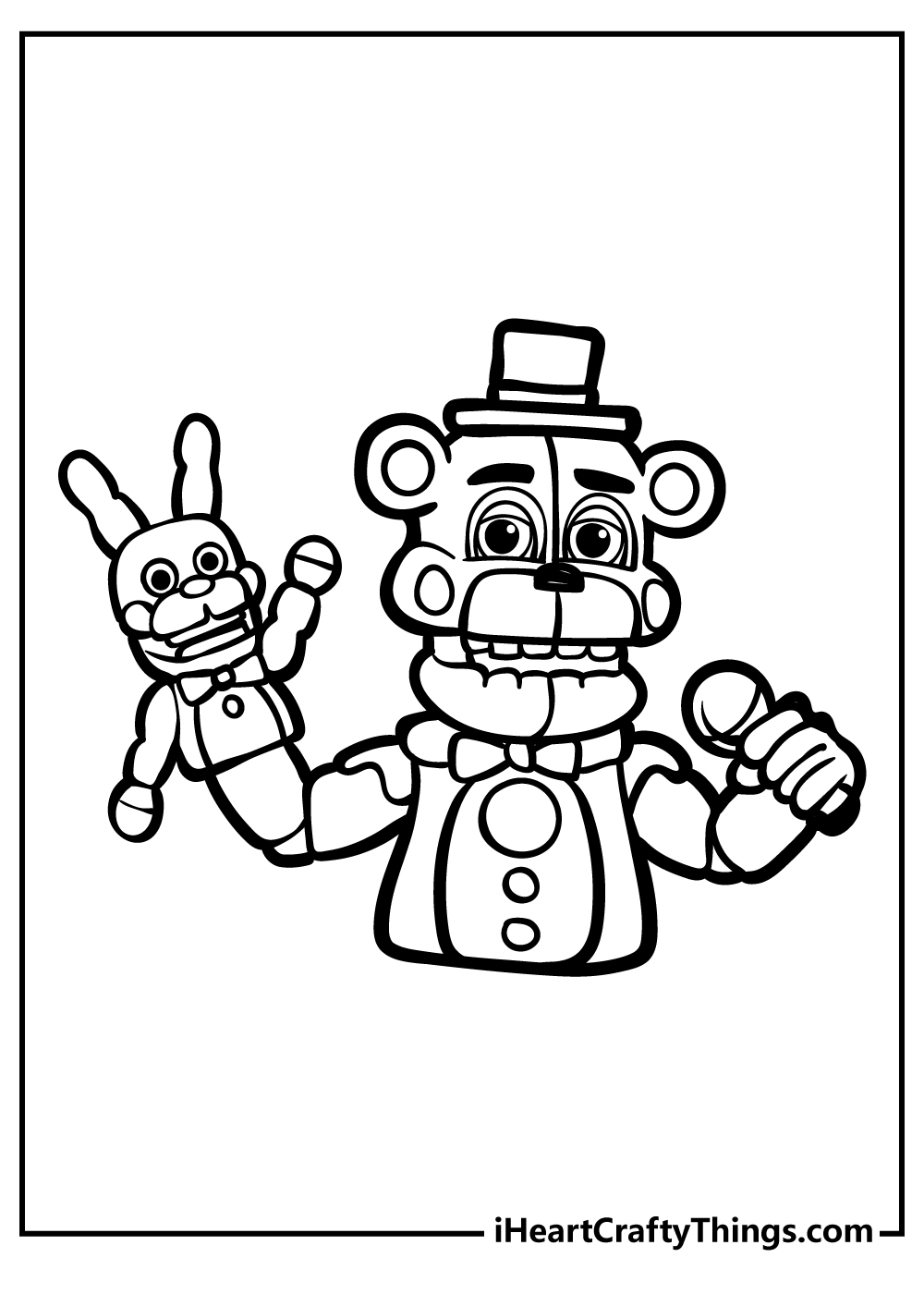 Fnaf Coloring Pages Free