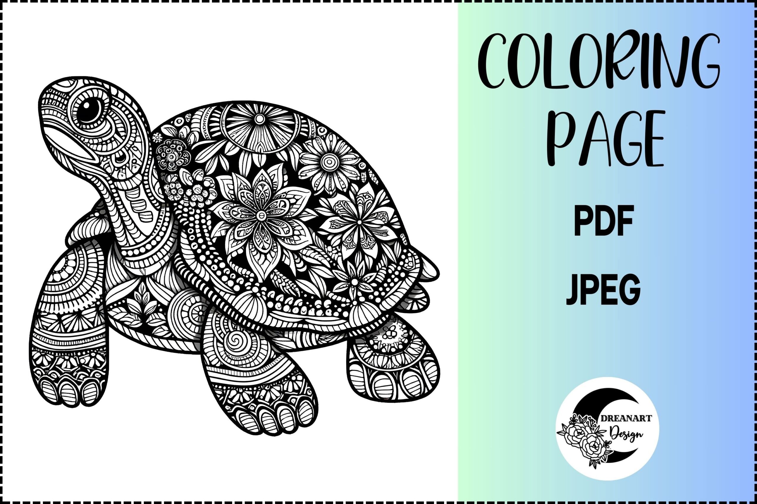 Printable Coloring Pages Turtles