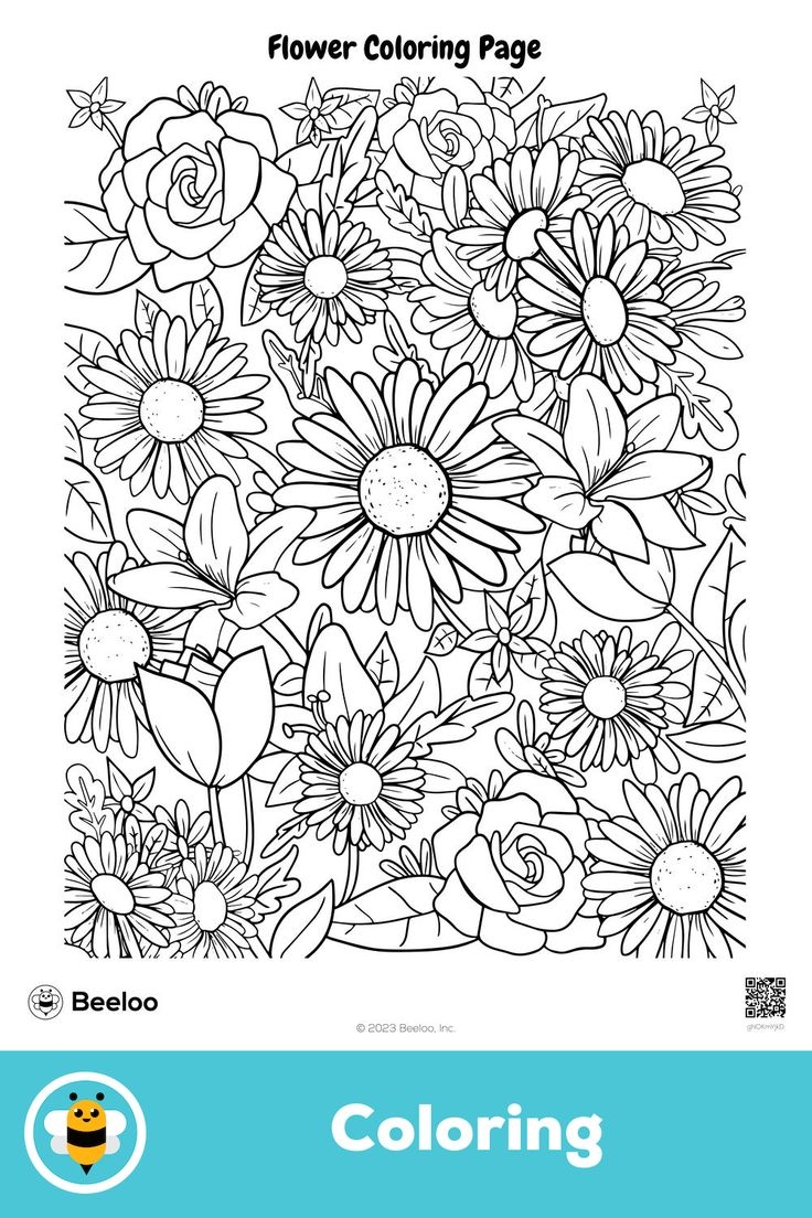 Flower Coloring Page