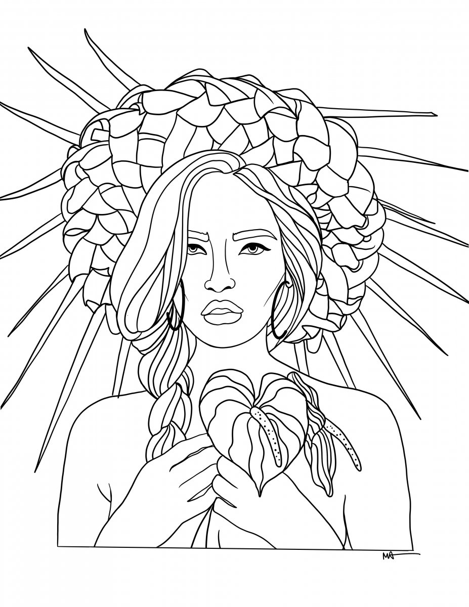 Free Adult Coloring Pages From Hawai i Artists and Our Magazine That You Can Print And Enjoy At Home
