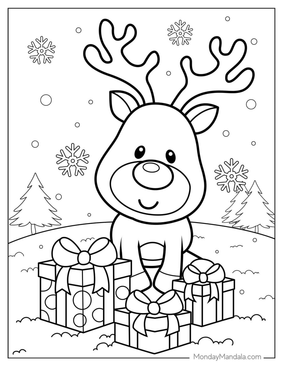 Free Christmas Colouring Pages