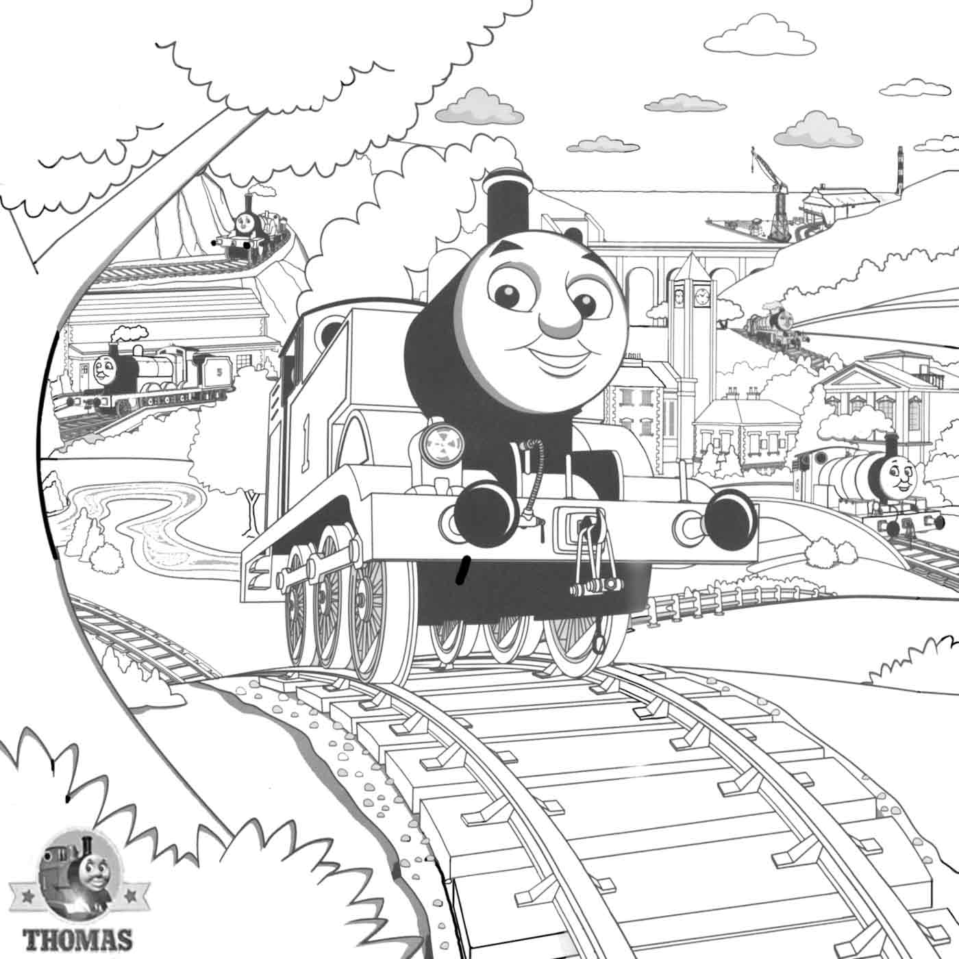 Thomas The Train Printable Coloring Pages