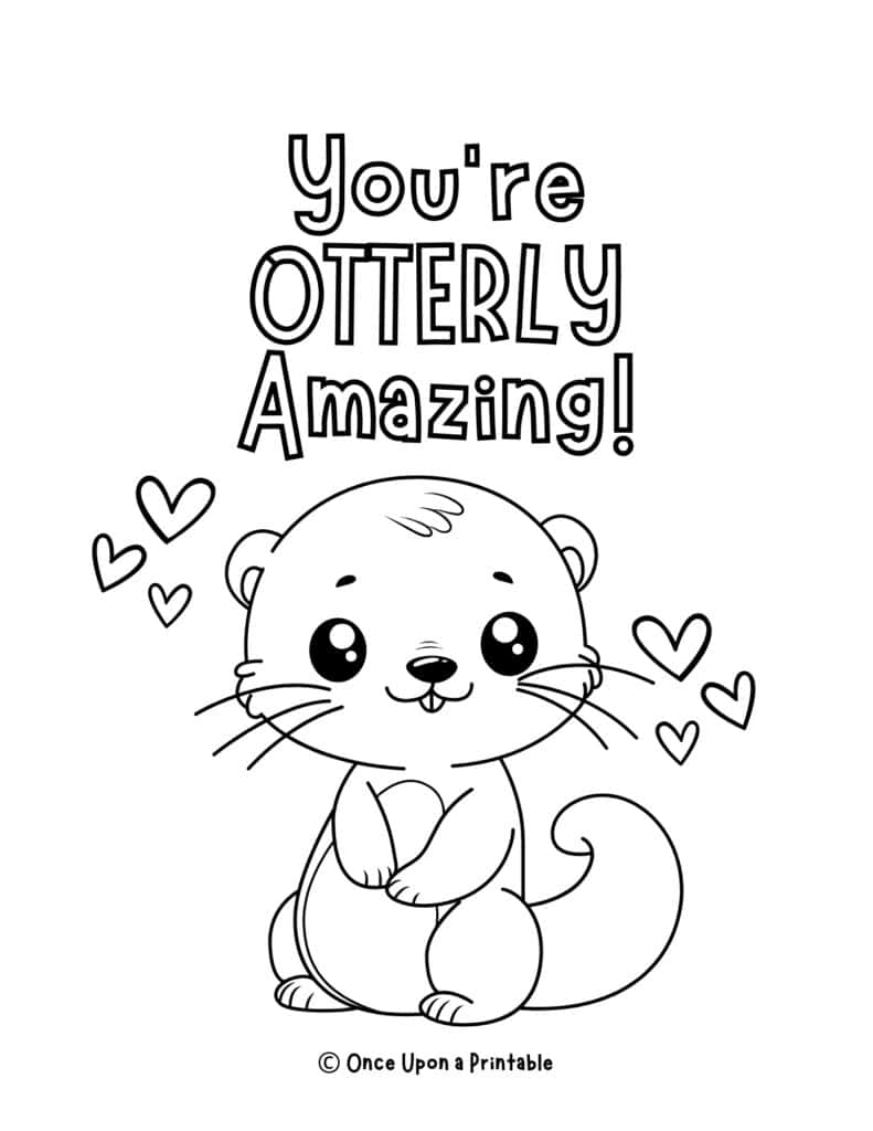Valentine Coloring Pages Printable