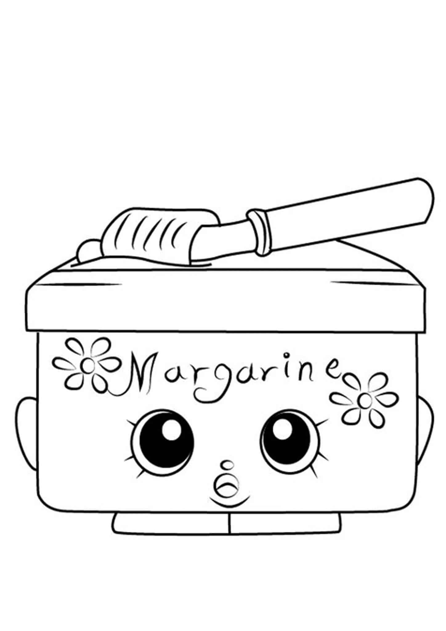 Printable Coloring Pages Shopkins