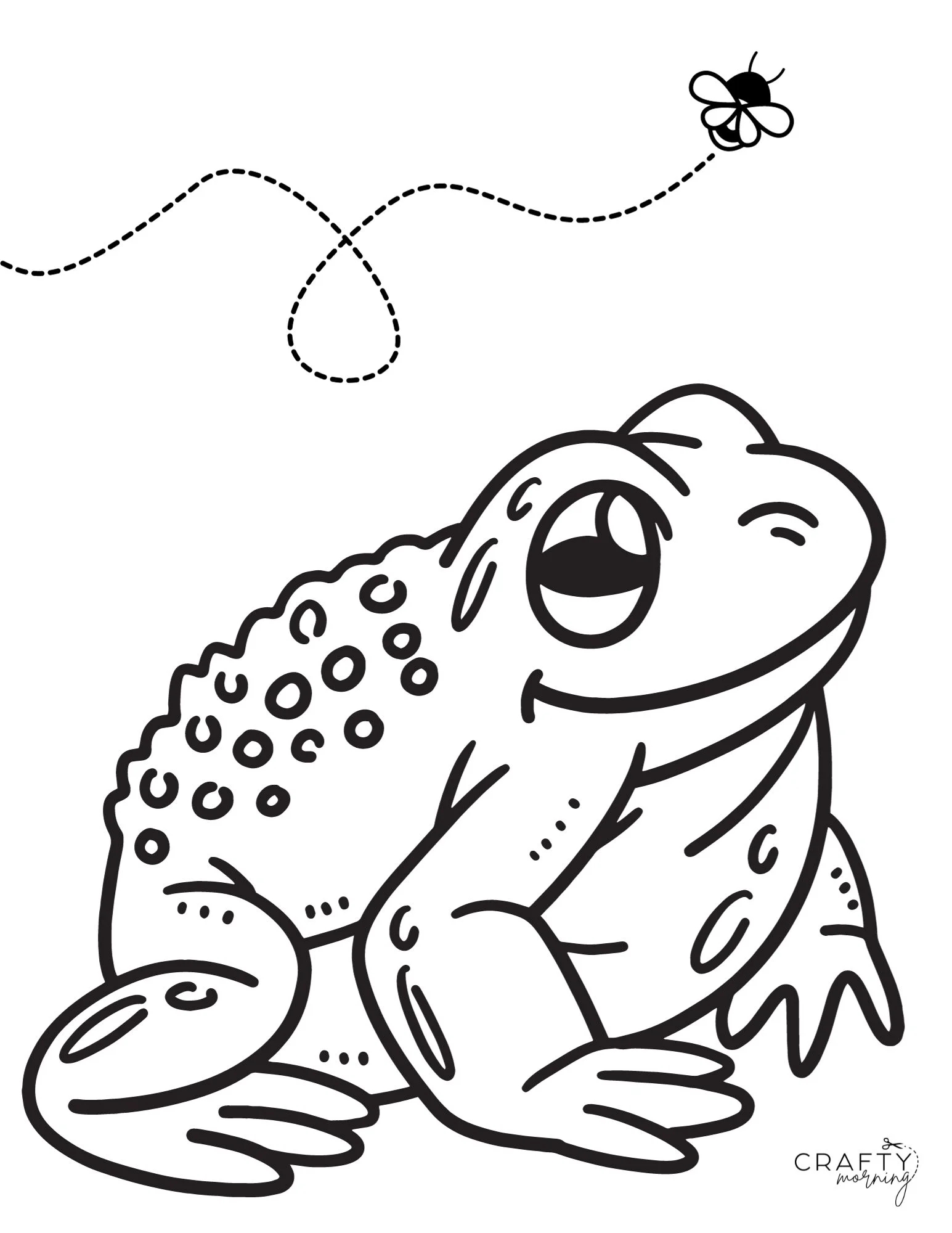free frog coloring pages to print crafty morning