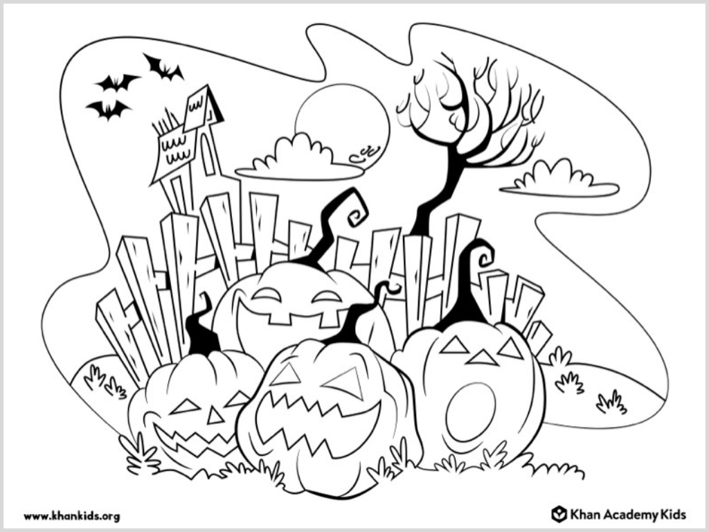 Halloween Coloring Pages For Kids Free