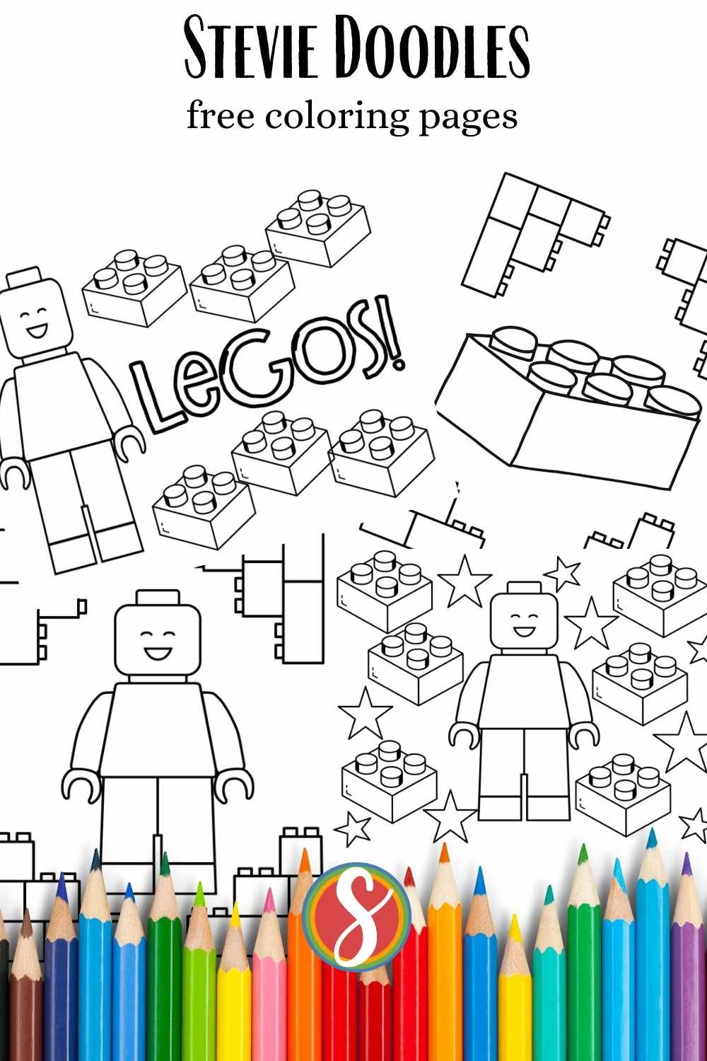 Free Lego Coloring Pages