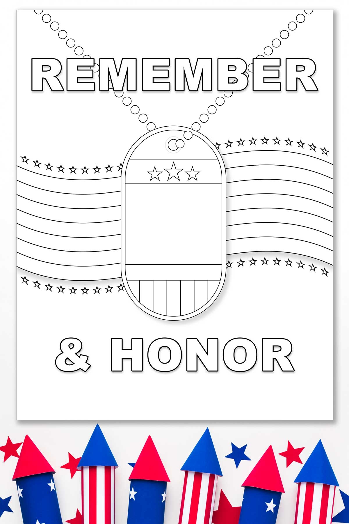 Free Memorial Day Printable Coloring Pages For Kids