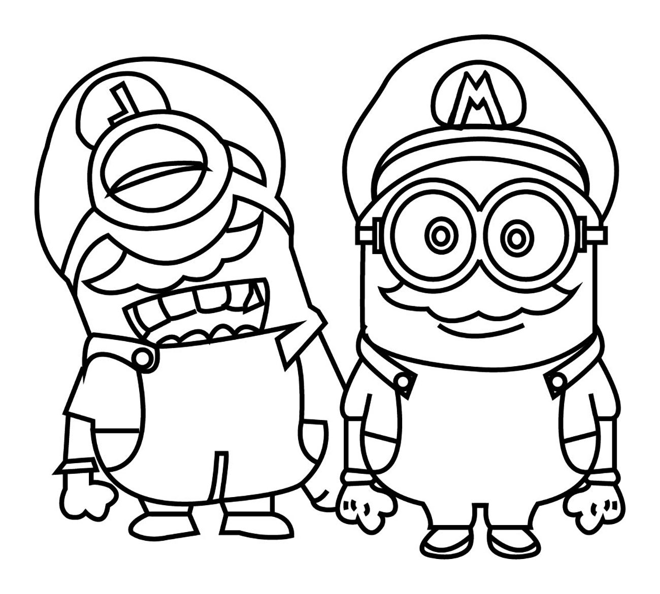 Minion Coloring Pages Printable Free