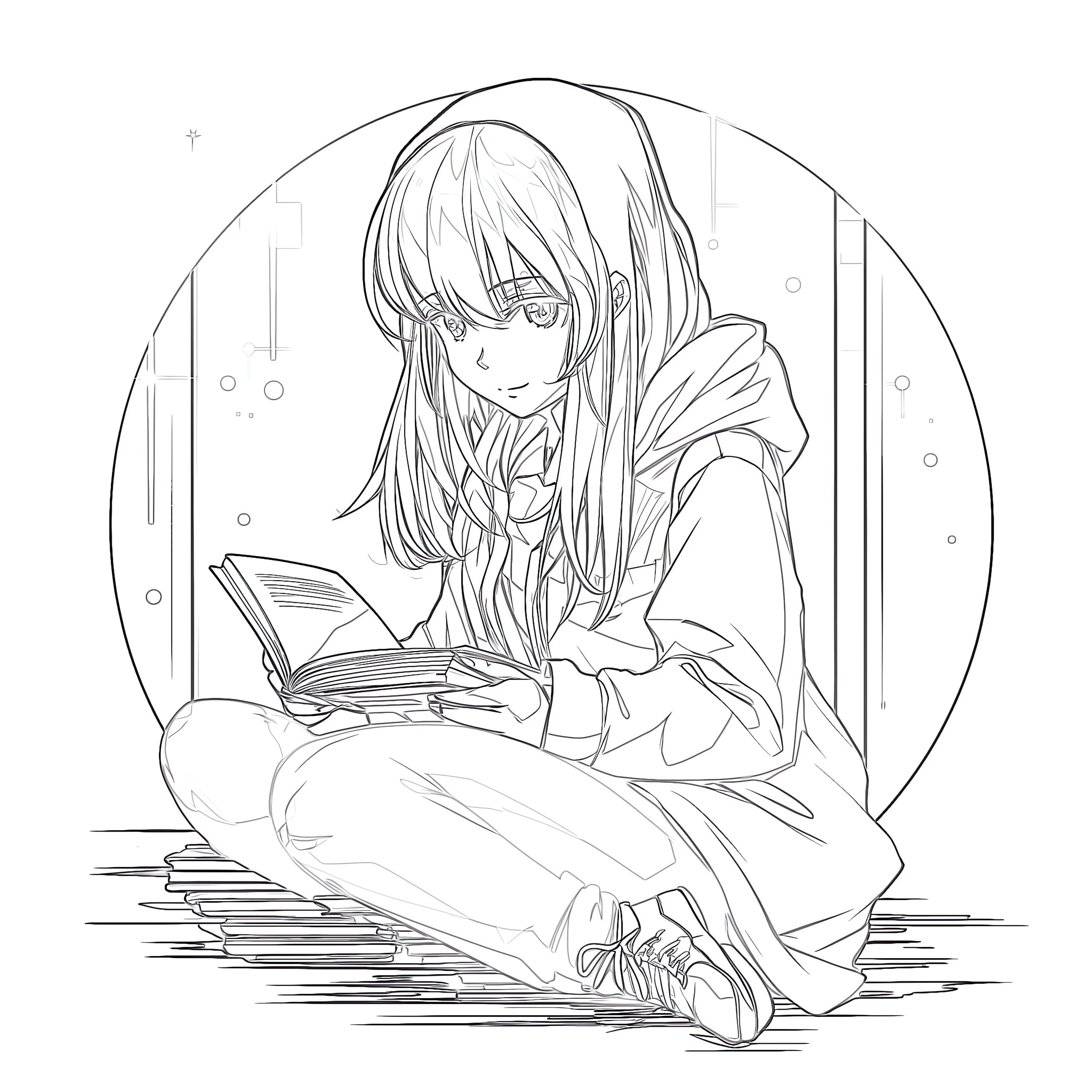 Free Coloring Pages Anime