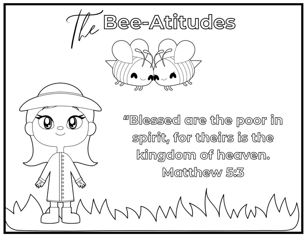 Free Printable Beatitudes Coloring Pages