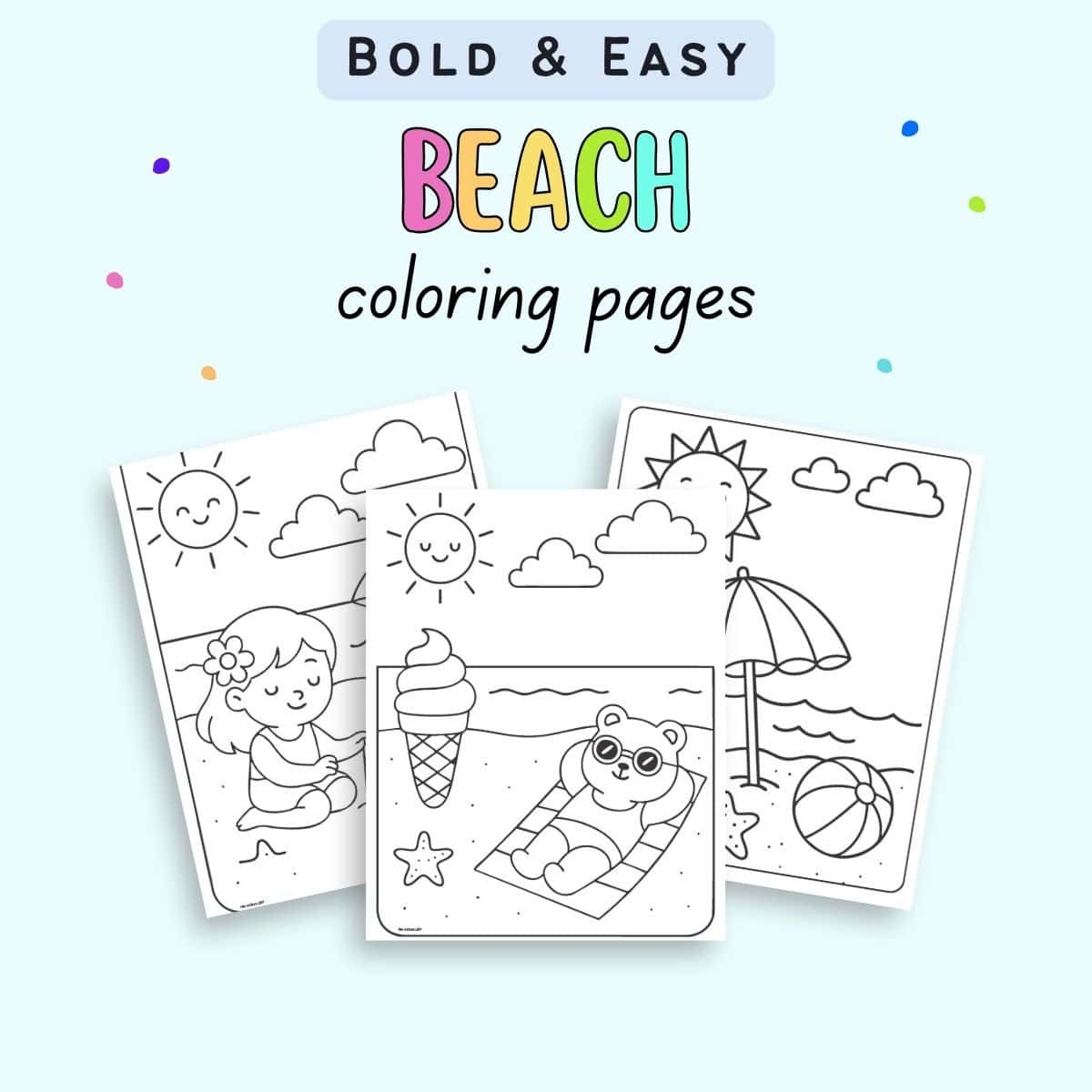 Bold And Easy Coloring Pages Printable