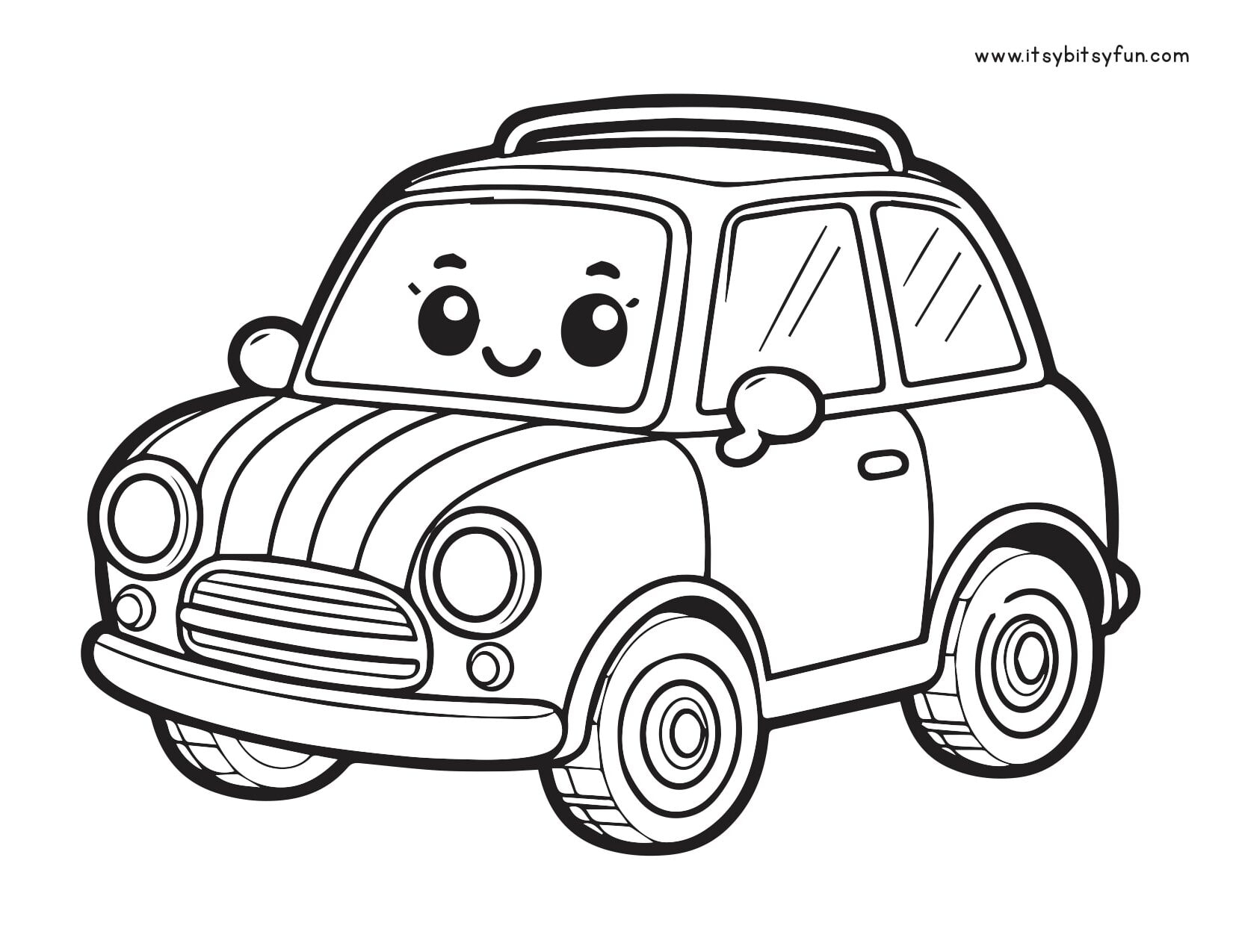 Printable Cars Coloring Pages