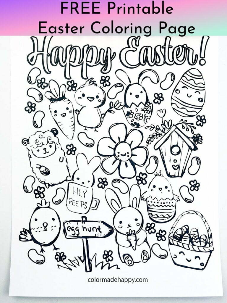 Free Coloring Easter Pages
