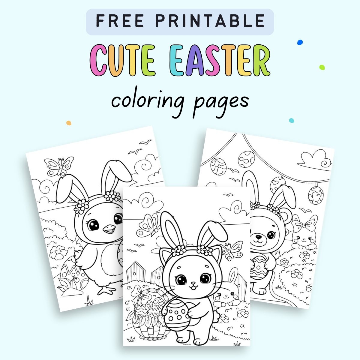 Easter Printables Coloring Pages