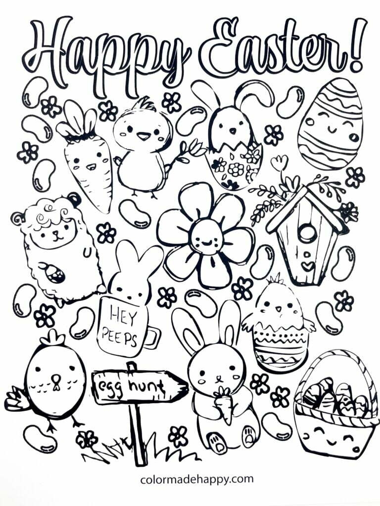 Printable Easter Coloring Pages Pdf