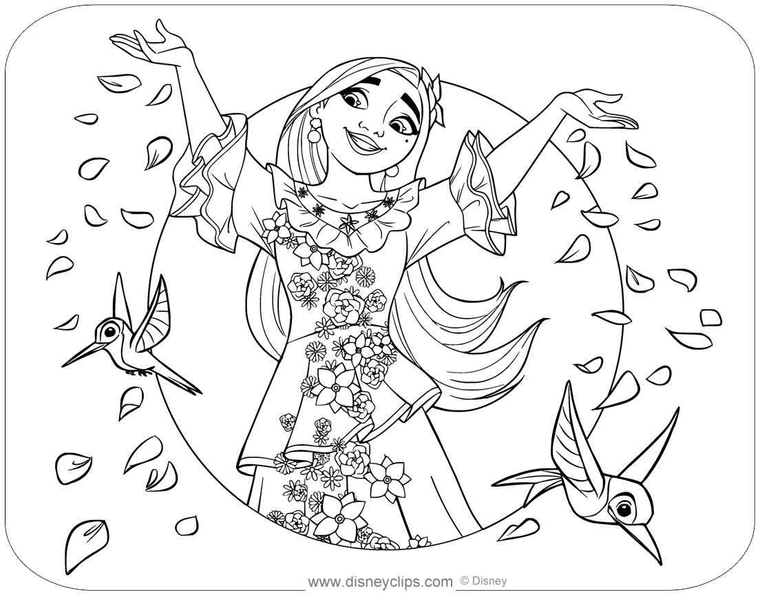 Free Printable Encanto Coloring Pages In PDF Disneyclips