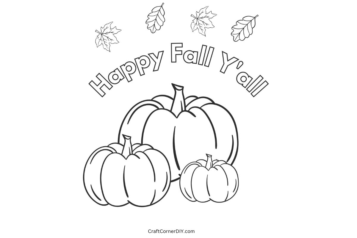 Fall Coloring Printable Pages