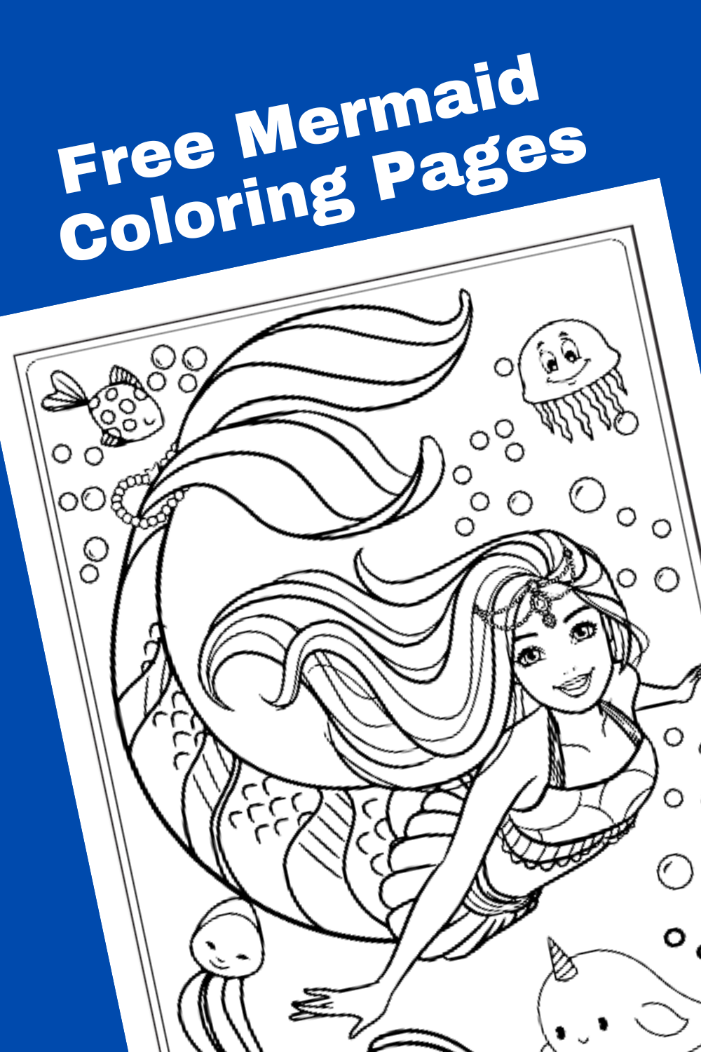 Free Printable Mermaid Coloring Pages Two Kids And A Coupon