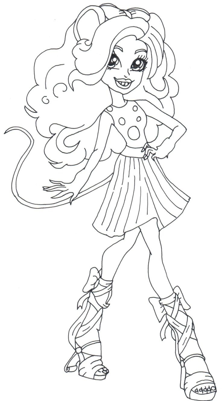 Printable Monster High Coloring Pages