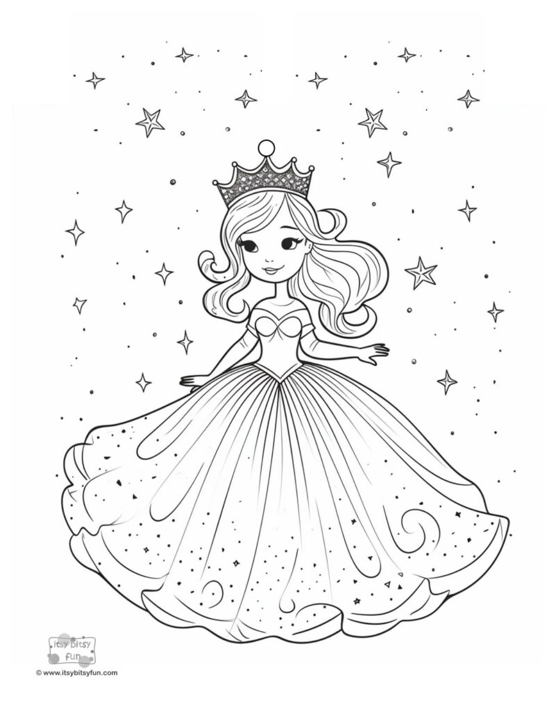 Free Printable Coloring Pages Princess