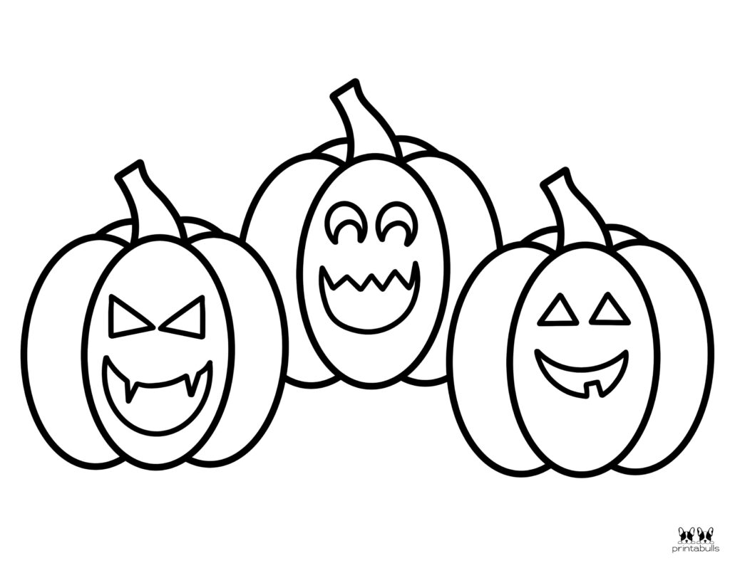 Printable Coloring Page Pumpkin
