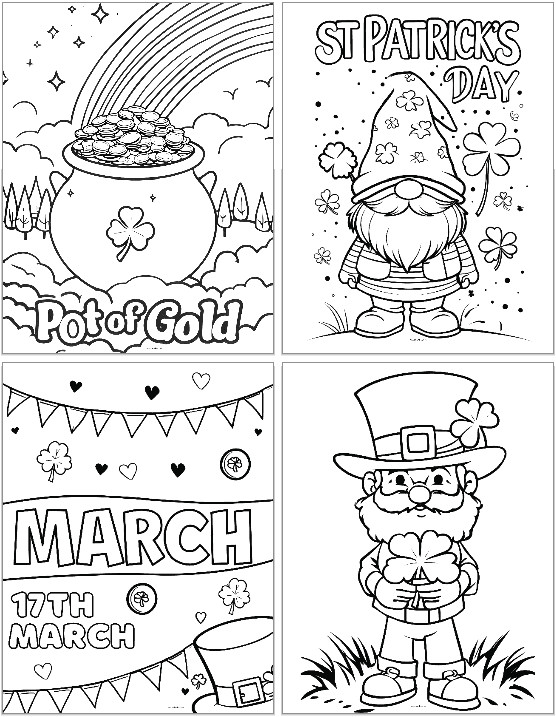 Free Printable St Patrick s Day Coloring Pages For Kids The Artisan Life