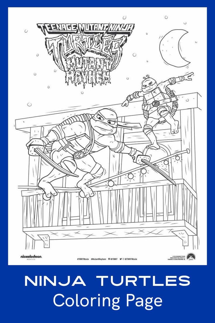 Free Printable Tmnt Coloring Pages